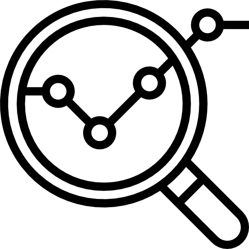 Ícone de análise de demanda